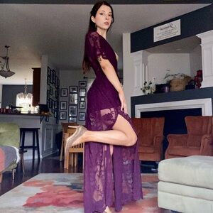 Stunning Purple Romper